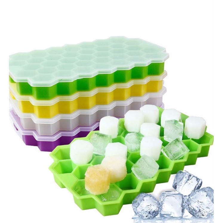 hình tổ ong Bằng Silicone Cấp Thực Phẩm Có Thể Tháo Rời Kèm Nắp Đậy Cho Nhà Bếp
