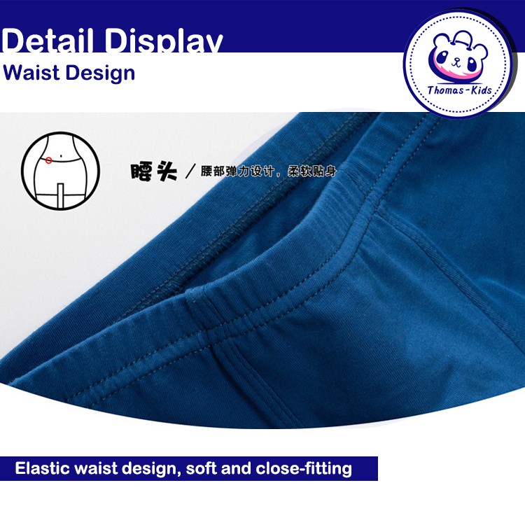 Bộ 7 Quần Lót Boxer Kháng Khuẩn Thời Trang Cho Bé Trai 3-12 Tuổi