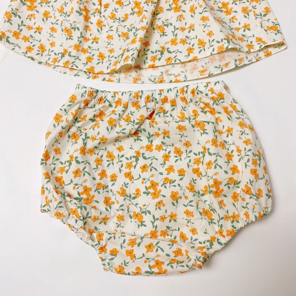 Set quần áo hoa nhí Cambebe cho bé hàng đẹp mã E03