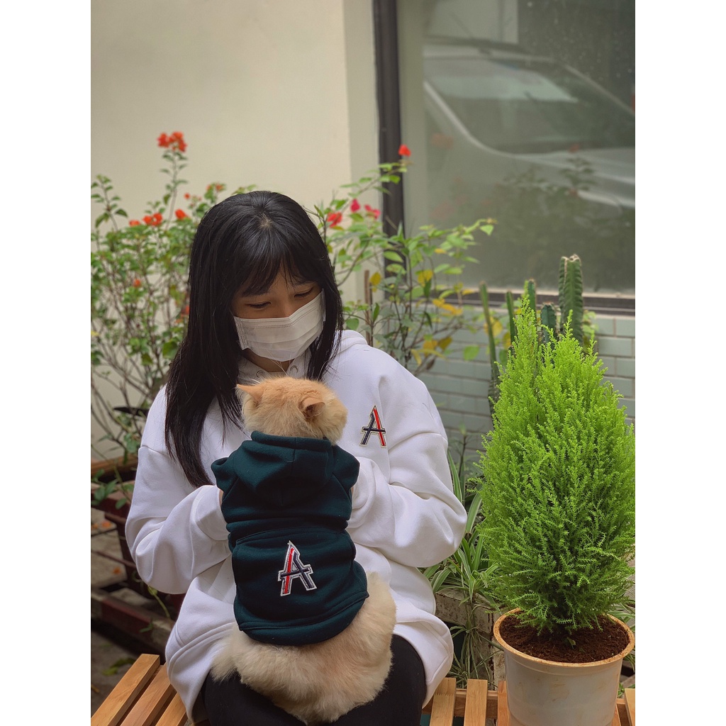[ Must-try]Áo đôi hoodie Sen-Boss phiên bản Tết và Giáng sinh chất liệu nỉ bông cao cấp