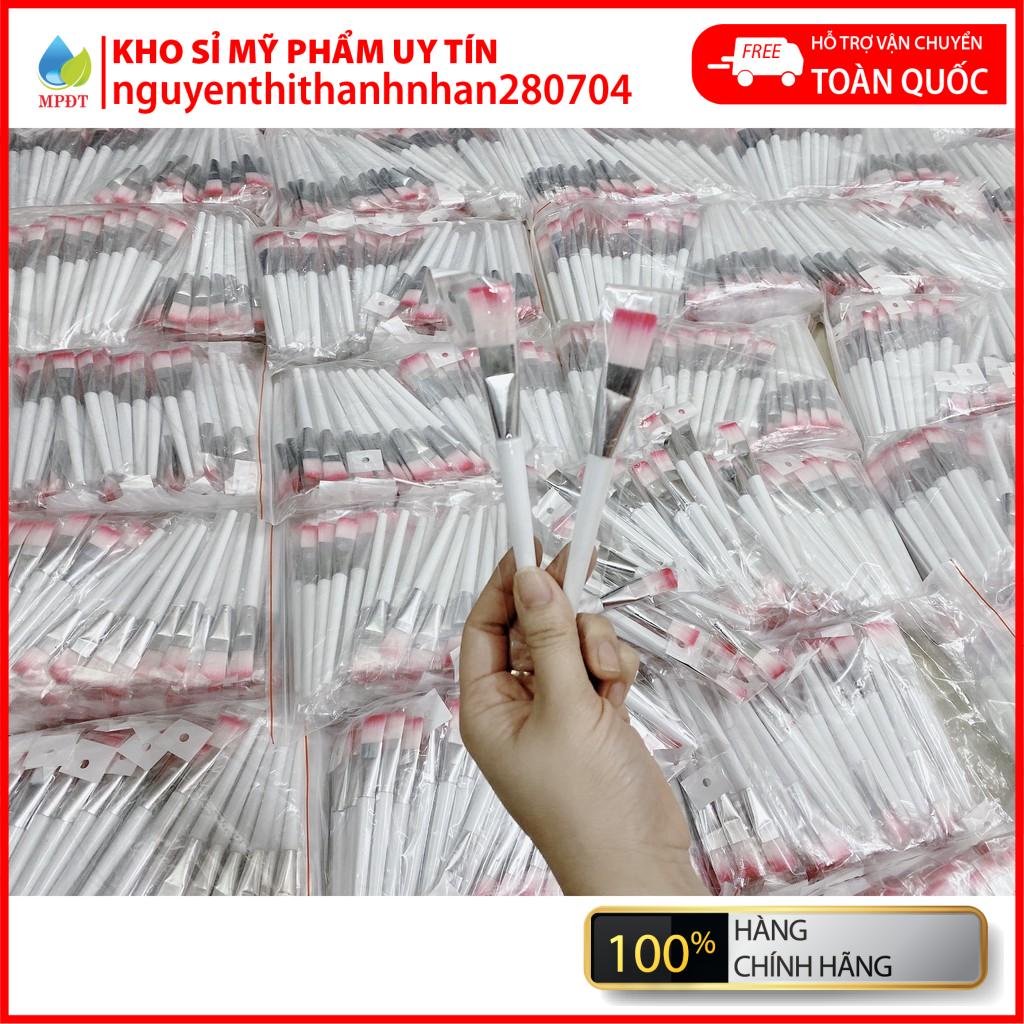 Combo 200 cọ quét mặt nạ cán hồng, cán trắng