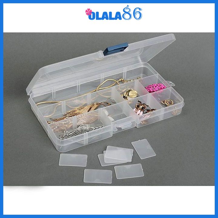 HỘP ĐỰNG TRANG SỨC 15 NGĂN ĐA DỤNG OLALA 86