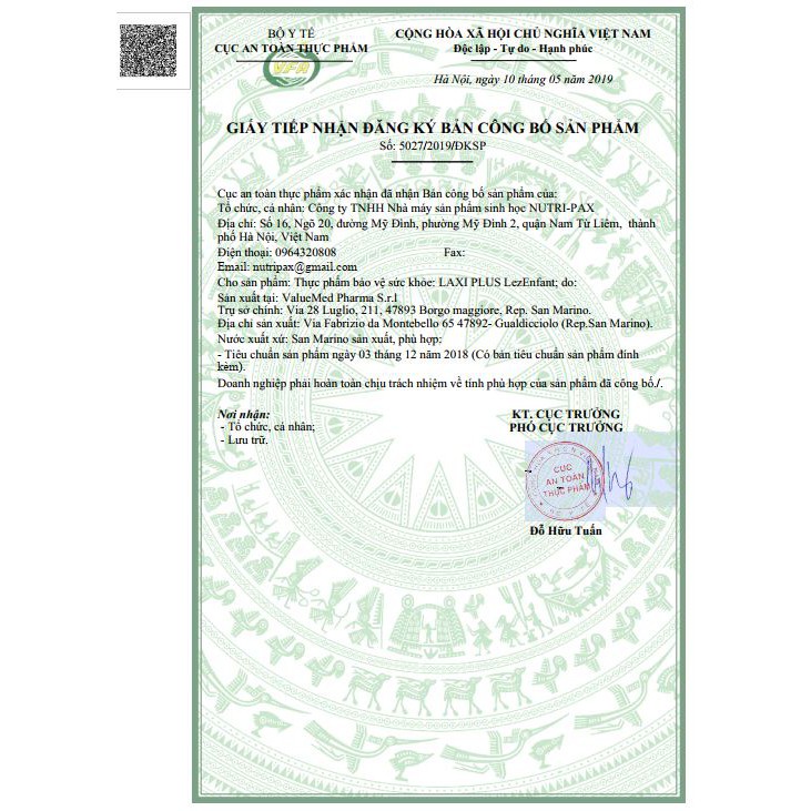 Kẽm ZINCO LezEnfant chứa 90mg Vitamin C và 78 mg kẽm gluconate tăng sức đề kháng cho bé yêu