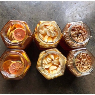 Mật Ong Rừng Ngâm Tỏi- Hũ Thủy Tinh (500ml)