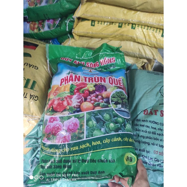 Phân trùn quế nguyên chất gói 5kg