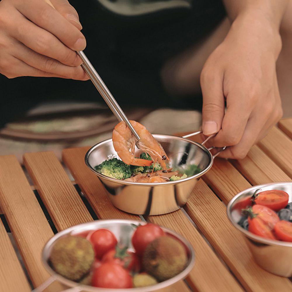 MAG Tay Cầm Cố Định Tô Cắm Trại Bằng Thép Không Gỉ