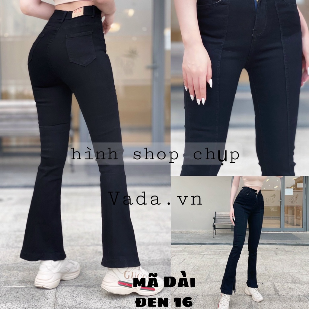 QUẦN JEAN DÀI ống Loe sẻ siêu hot  fom ÔM DÁNG hình shop chụp - Thời Trang VADA (QUẦN dài)