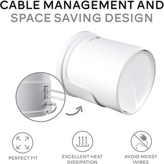Giá treo tường stanstar cho tp-link deco x20, hệ thống wifi lưới toàn gia đình deco x60, giá đỡ chắc chắn cho deco x20, x60 tiết kiệm không gian bộ định tuyến tp-link giá đỡ tường cắm vào mà không cần dây lộn xộn