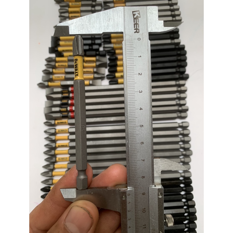 Combo mũi vít PH1 PH2 PH3 SL8 vít đầu nhỏ 90mm thông dụng