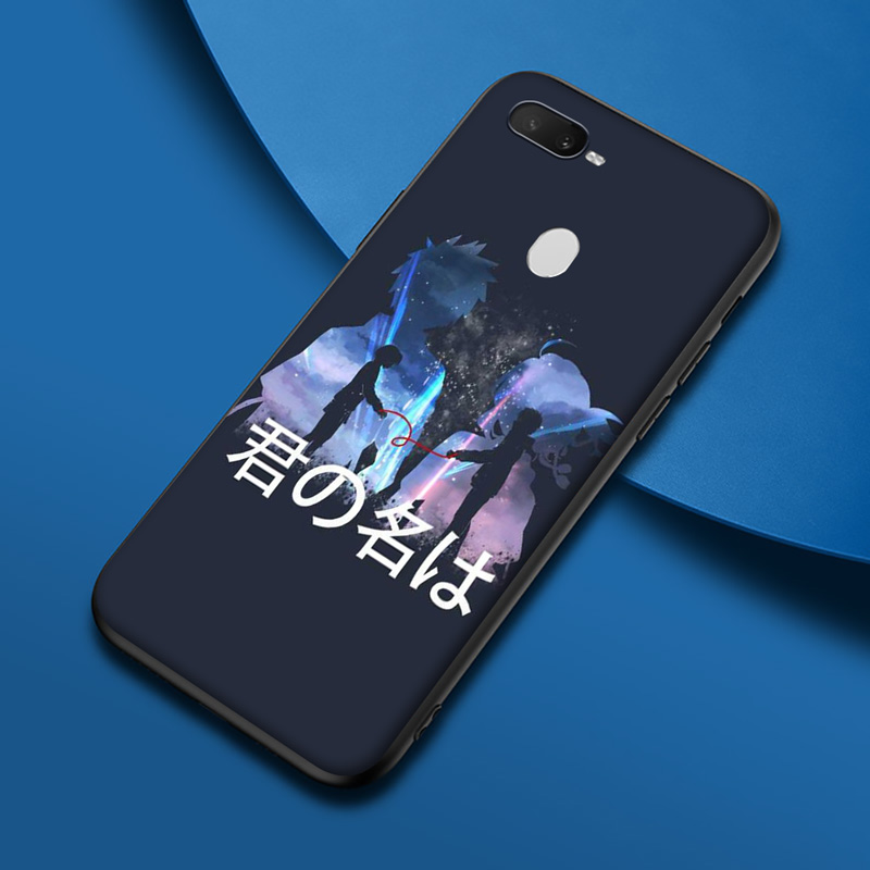 Ốp Lưng Silicone Mềm In Hình Anime Your Name Cho Realme 2 3 5 5i 5s 6 C2 C3 6i Q Pro