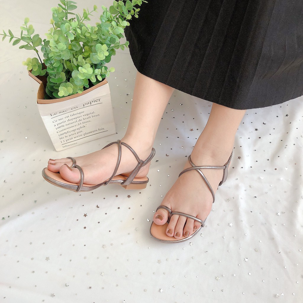 SANDAL TRỆT NỮ ALDO MANG 2 KIỂU ÊM CHÂN