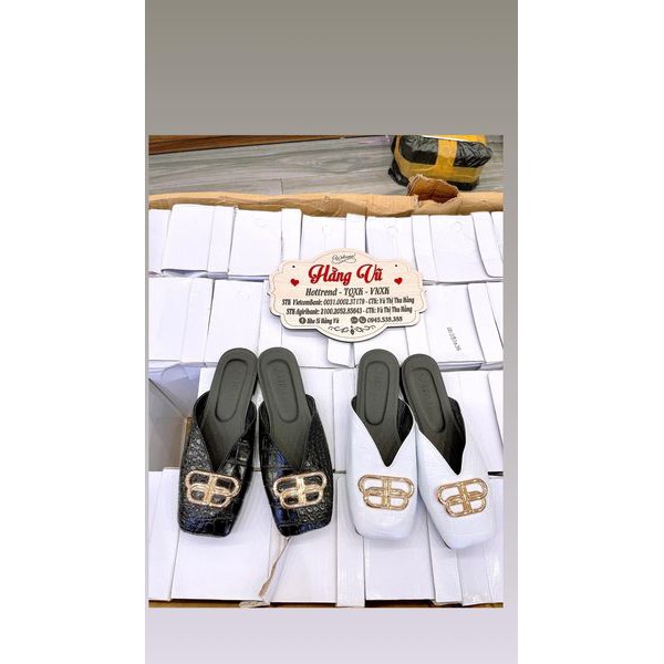 Giày Sục nữ BaLen,FREESHIP,đế bệt, dễ đi, size 35-39