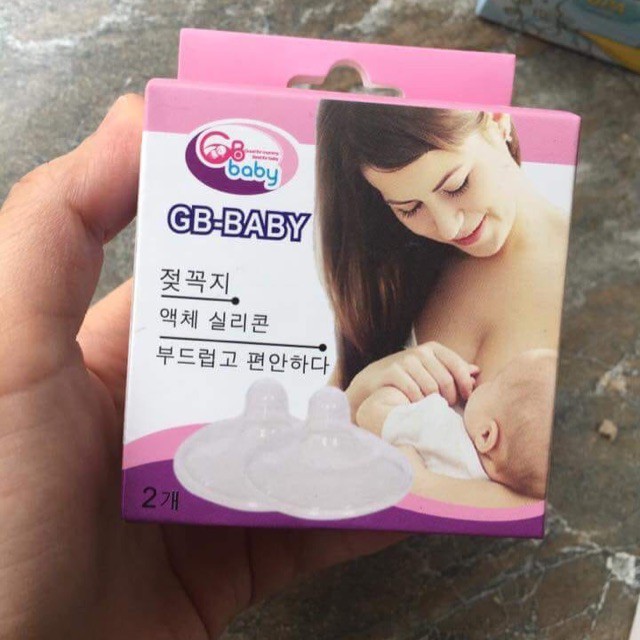  Núm trợ ti GB Baby Hàn Quốc siêu mềm ( Hộp 2 chiếc )