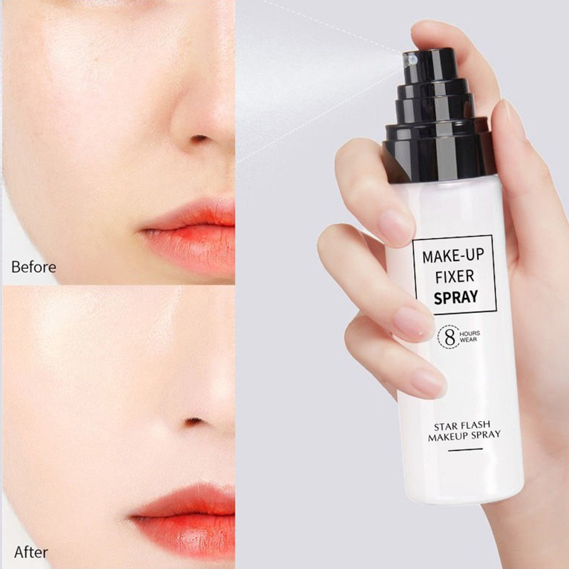 Xịt khóa trang điểm cố định lớp make up Star Flash Spray 8 Hours Wear 100ml | BigBuy360 - bigbuy360.vn
