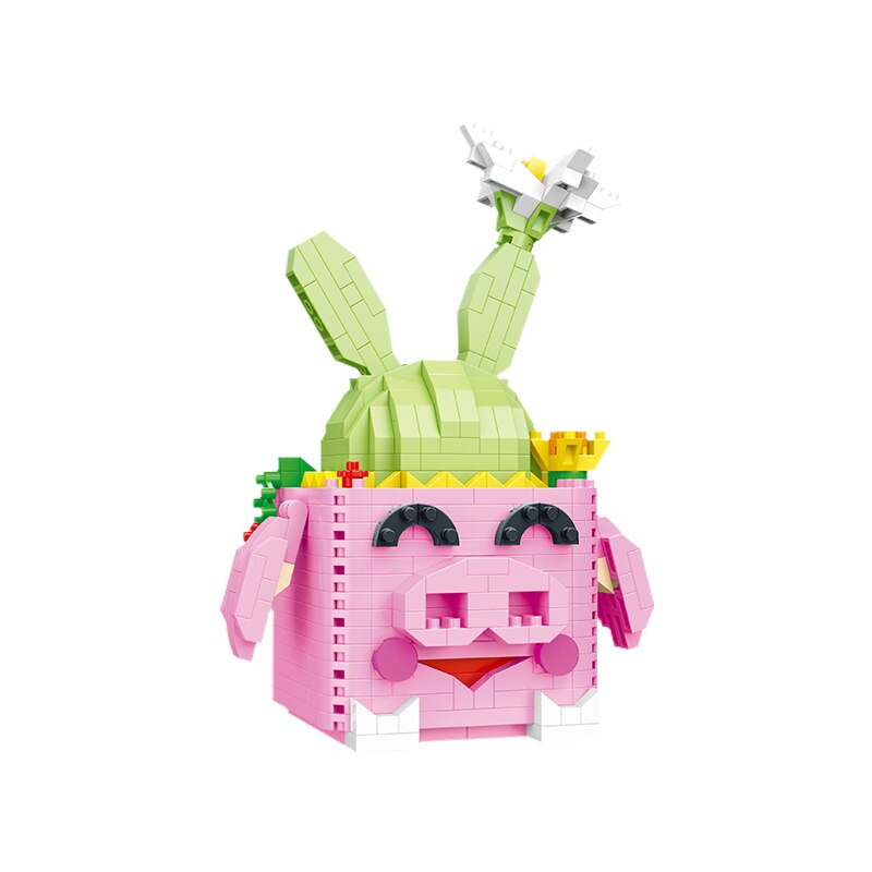 Bộ Đồ Chơi Lắp Ráp Lego Hình Chậu Cây/Hoa/Động Vật Độc Đáo DIY