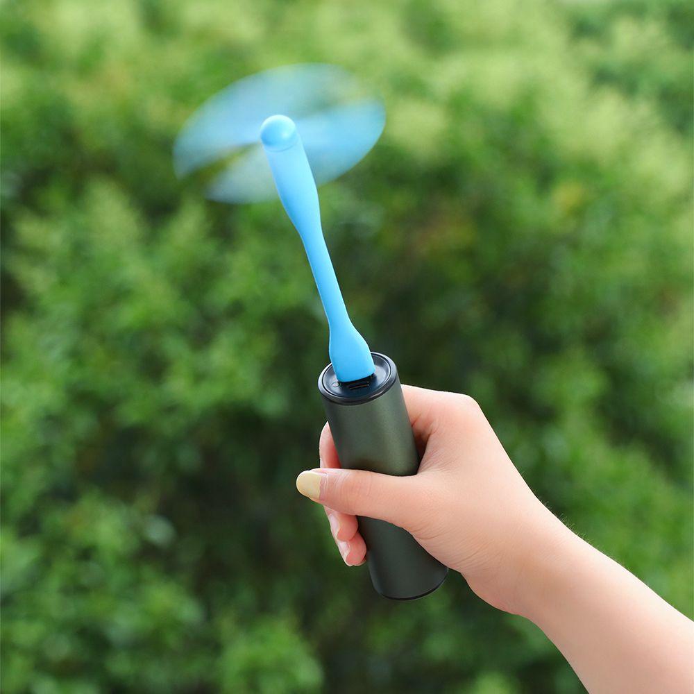 Quạt Làm Mát Mini Linh Hoạt Nhiều Màu Sắc Cho Laptop PC Sạc Dự Phòng USB