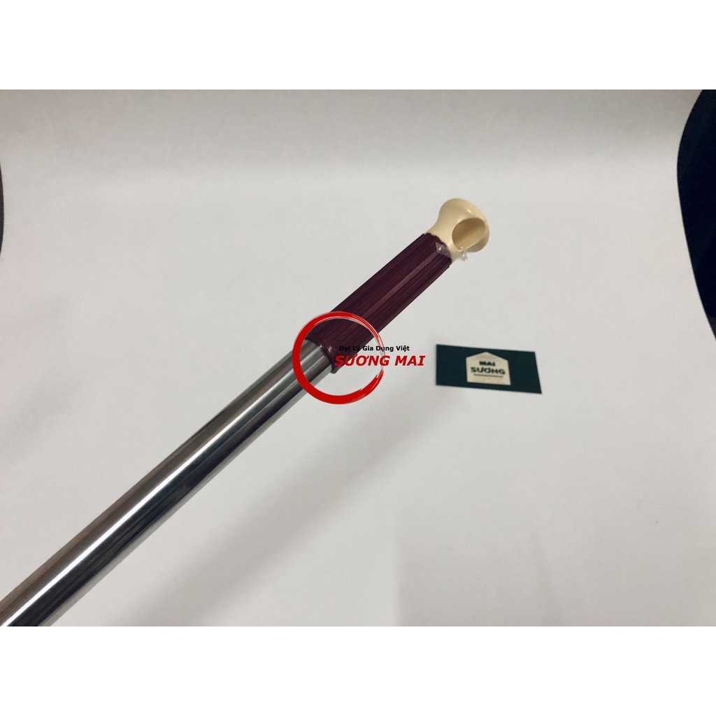[Giá Sỉ] Chà - Cọ Bồn Cầu 2 Mặt Cán Inox, Nhà Vệ Sinh, Toilet