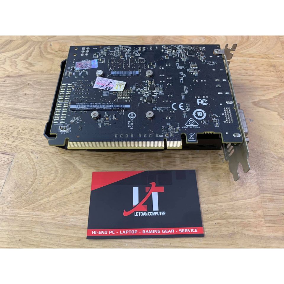 VGA MSI RX 560 AERO ITX 4G OC - CŨ | BigBuy360 - bigbuy360.vn