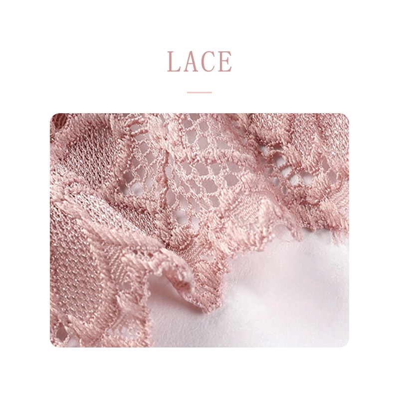 Set 3 quần lót ren trong suốt ZXYOUPING lưng thấp đính nơ quyến rũ cho nữ