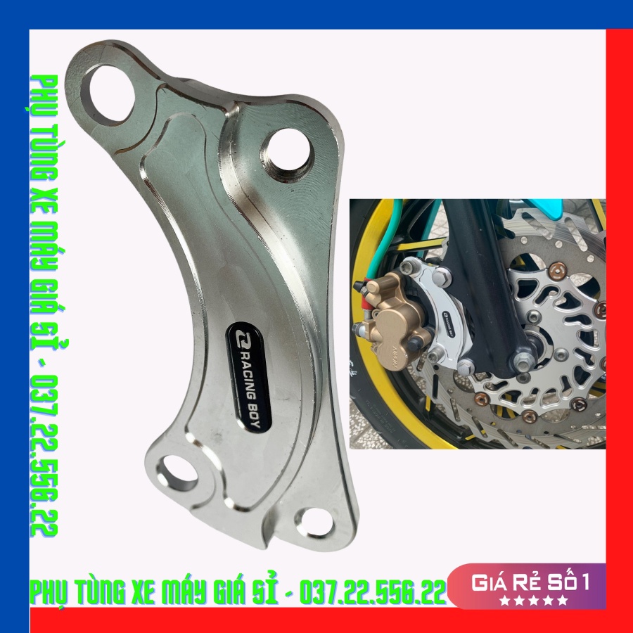 Pát trước Ex135 size đĩa 290/295 xài heo zin của xe