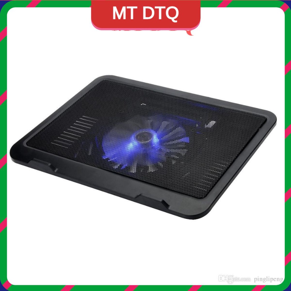 Đế tản nhiệt laptop máy tính macbook  N19, N99 loại 1 quạt, 2 quạt có LED cho laptop từ 14 inch 15 6 inch 17 inch trở x