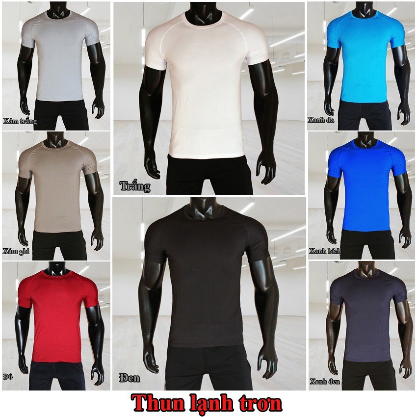 Áo thể thao trơn nam thun lạnh TT01