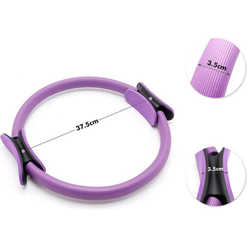 Vòng Tập Yoga Pilates Cao Cấp Tác Dụng Giúp Ngực Nở Eo Thon – Vòng Kháng Lực Ring Magic Circle YO18