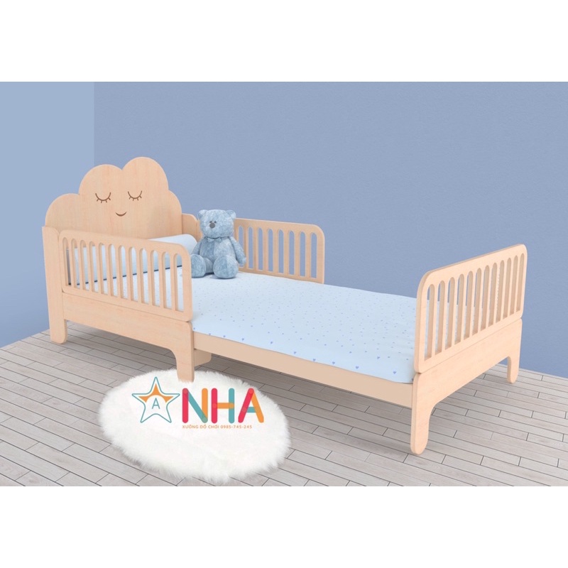 Giường gỗ Montessori cho bé, giường trẻ em thông minh