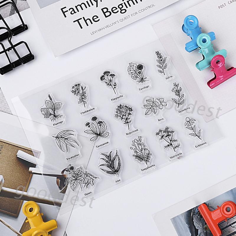 Con dấu silicon trong suốt trang trí đồ thủ công tiện dụng