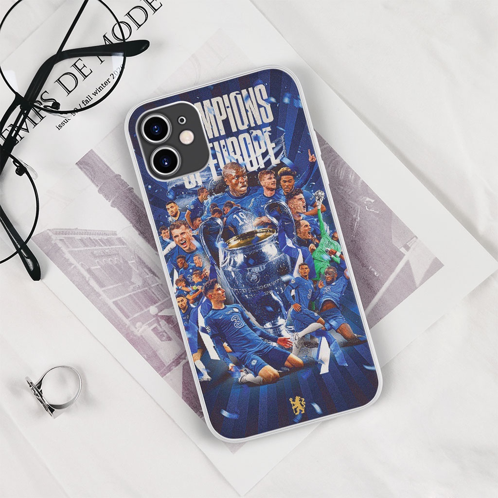 Ốp Lưng iphone chelsea champion of europe cho iphone 6 - iphone 13 CLS20210012