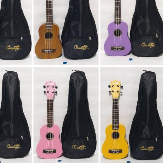 Đàn Ukulele Màu Hồng Kích Thước 21 Inch Hàng Nhập Khẩu Cao Cấp