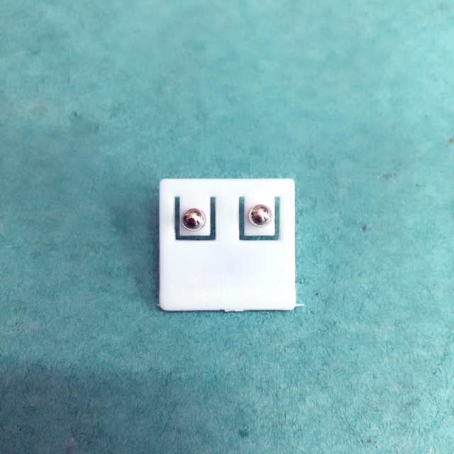 Khuyên tai bi 4 mm