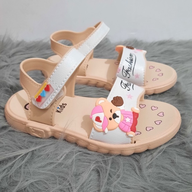 DÉP SANDAL CAO SU DẺO PHONG CÁCH HÀN QUỐC BÉ GÁI