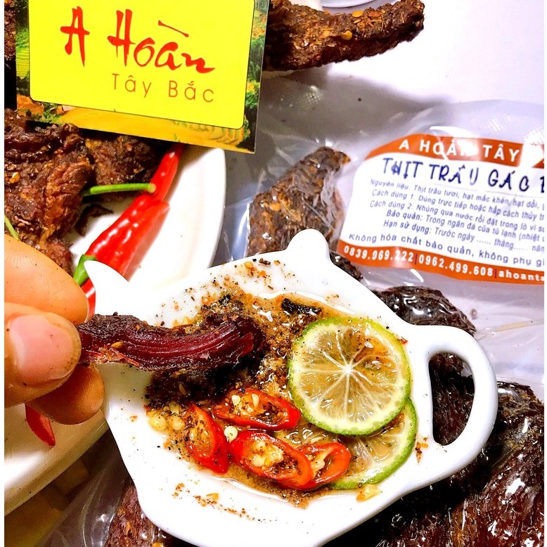 Thịt Trâu Gác Bếp HIỆU A HOÀN TÂY BẮC (FREE chẩm chéo) | BigBuy360 - bigbuy360.vn