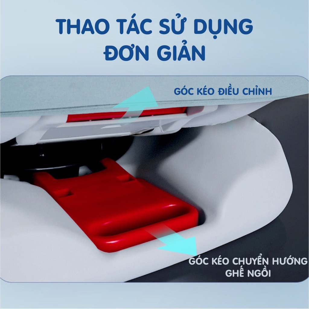 Ghế ngồi ô tô trẻ em doux dx-1131 quay 360 độ isofix - ảnh sản phẩm 5