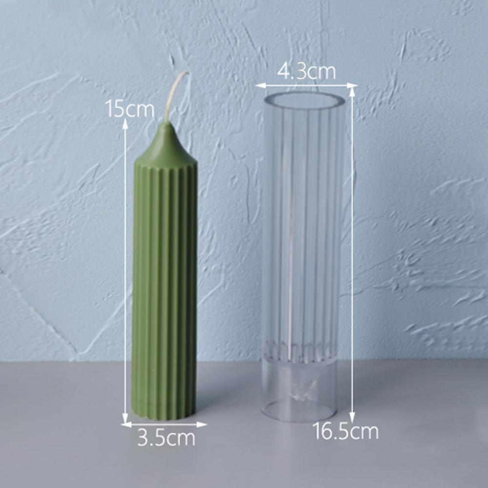 SUSANS Khuôn Làm Nến / Xà Phòng Hình Trụ Cỡ Lớn Bằng Nhựa Độc Đáo Trang Trí Tiệc Cướ