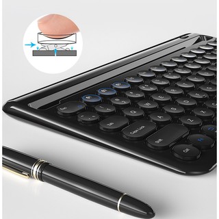 Bàn phím bluetooth keyboard cho tablet máy tính bảng (hỗ trợ kết nối nhiều máy)