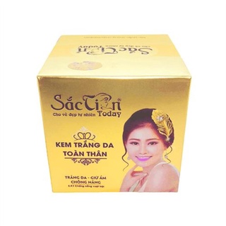 Kem body trắng da, giữ ẩm, chống nắng toàn thân sắc tiên today 100g