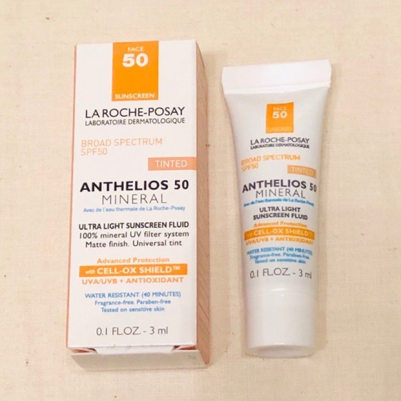 La Roche-Posay - Kem chống nắng La Roche-Posay Anthelios Mineral Ultra Light Sunscreen Fluid SPF 50 3ml