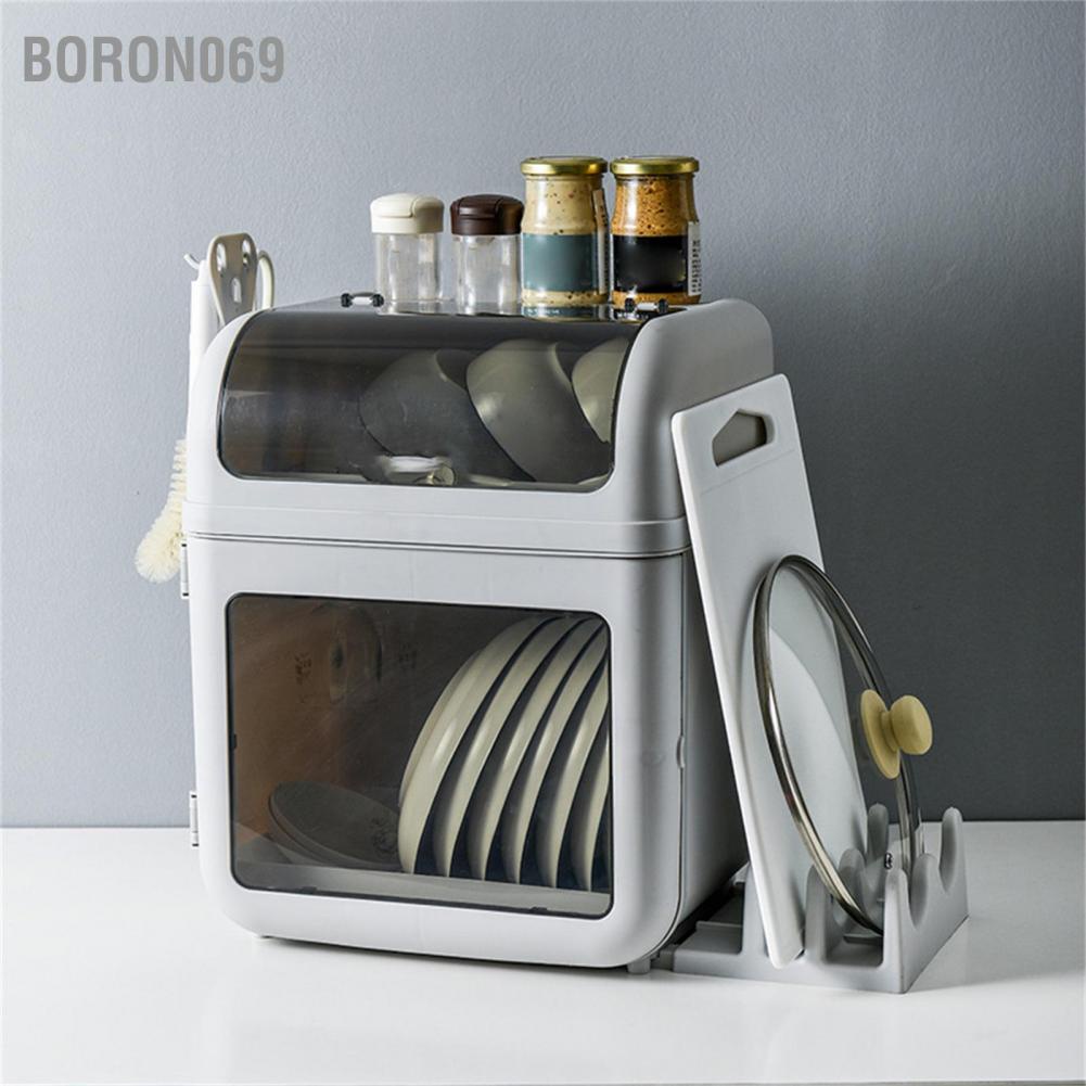 Máy sấy bát đĩa bằng điện Bộ đồ ăn Bát Kệ đựng đũa Làm sạch tủ cho gia đình Boron069