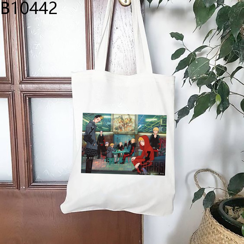 Tokyo Túi Xách Vải canvas In Hình anime Thời Trang Cho Nữ
