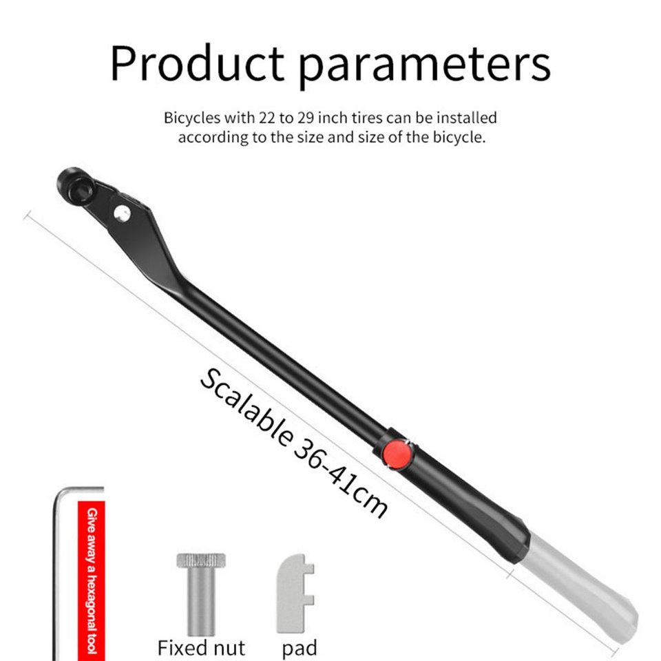 Chân Chống Đứng 36-41cm Có Thể Điều Chỉnh Cho Xe Đạp Leo Núi