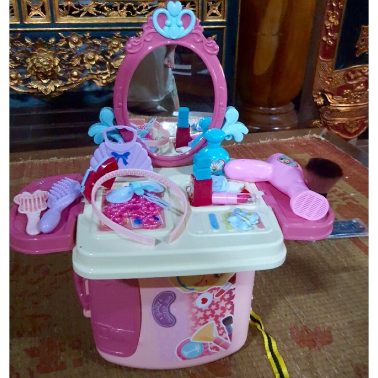 Bộ đồ chơi cặp trang điểm cao cấp cho bé gái luyện kĩ năng