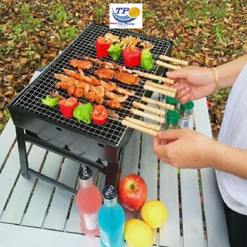 BẾP NƯỚNG THAN HOA BBQ NGOÀI TRỜI CAO CẤP ♡♡♡