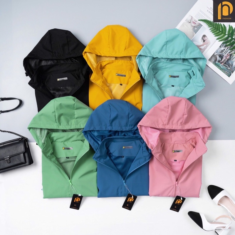 Áo gió Nữ 2 lớp chống nắng, chống gió, chống bụi, chống nước