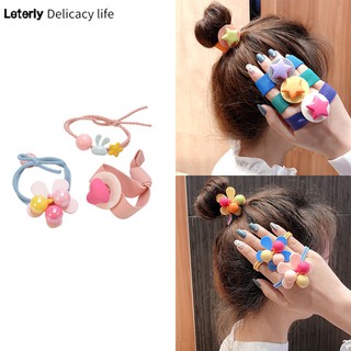 The Korean version of the cute simple hair-tie is simple F135