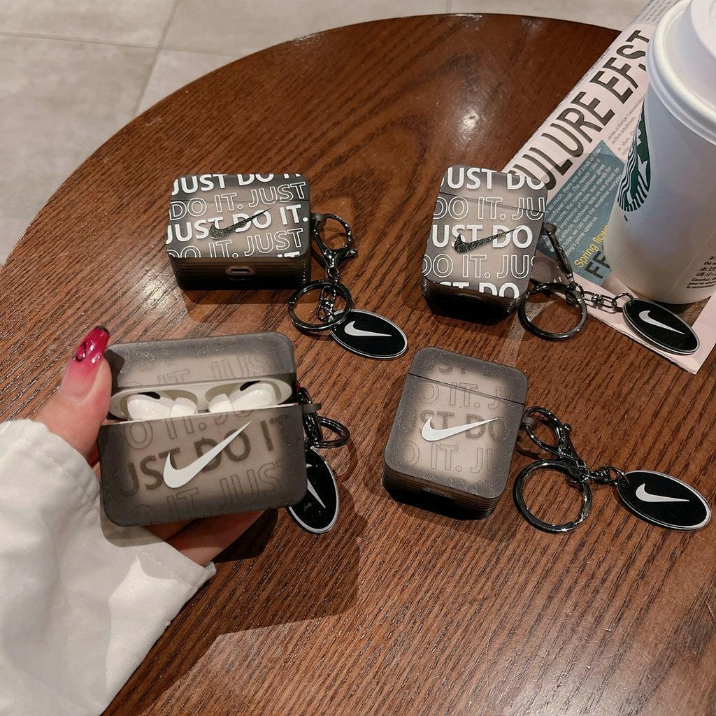 Vỏ Bảo Vệ Hộp Sạc Tai nghe không dây Airpods pro gen 2 1 2 pro 3 In Chữ JUST DO IT Phong Cách Thể Thao Thời Trang