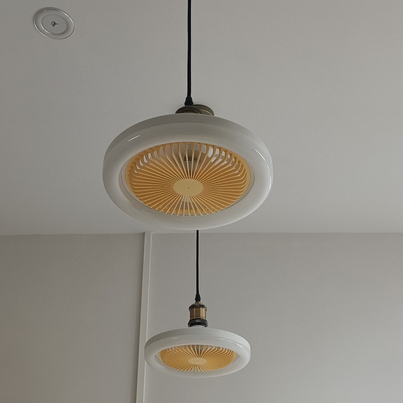 Quạt Trần Có Đèn LED 3 Cánh Thông Minh E27 Cho Đèn Trần Nhà