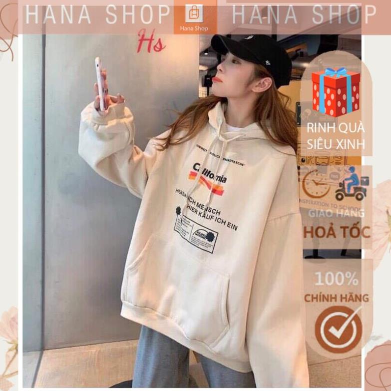 [Hàng Cao Cấp] Áo Nỉ Nam Nữ Hoodie Unisex  Califfo 2 Màu dưới 70kg - Dáng Rộng Kèm Mũ Túi Trước G080 | BigBuy360 - bigbuy360.vn