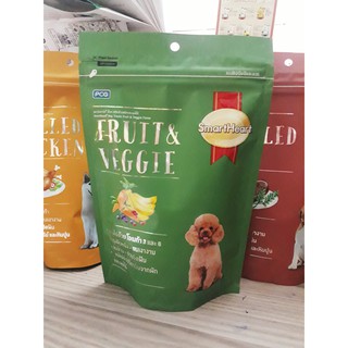 Bánh thưởng cho chó vị trái cây và rau củ Smartheart Dog treat Fruit and Veggie 100g